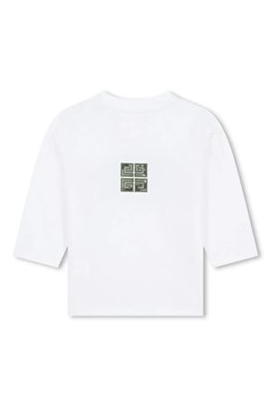 tshirt in cotone bianco GIVENCHY KIDS | H3047810P